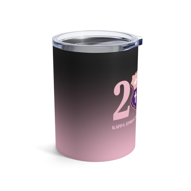 faded pink and black tumbler 10oz