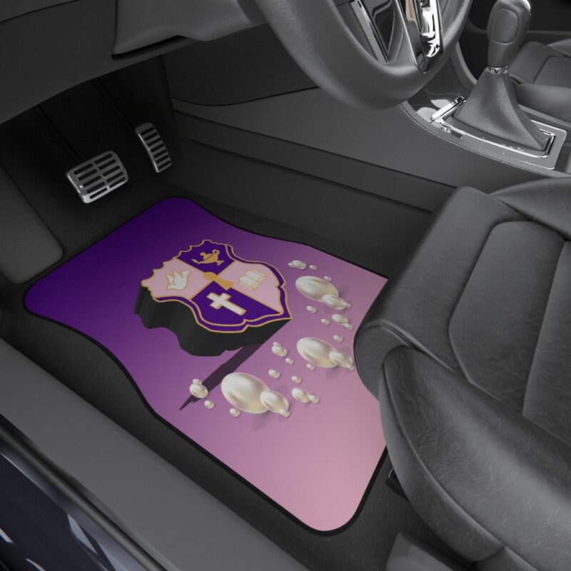 k.e.Ψ. crest car mats (set of 4)