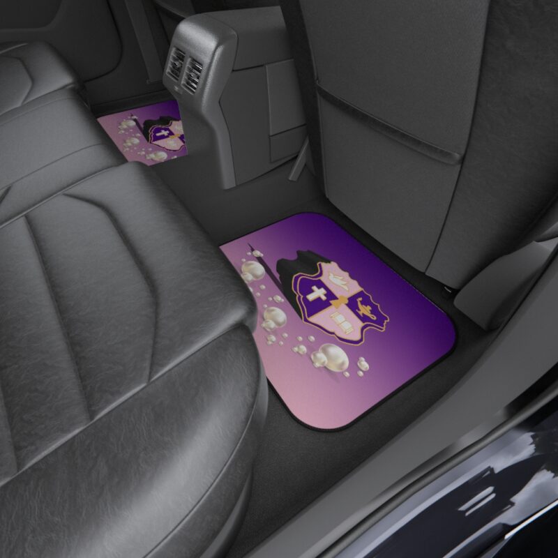 k.e.Ψ. crest car mats (set of 4)