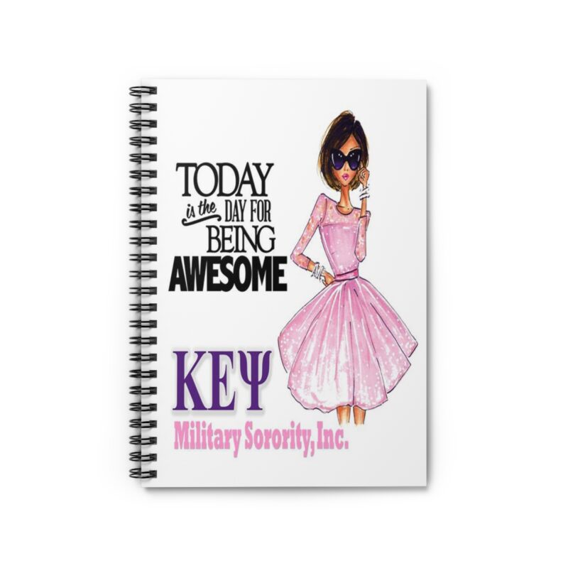 k.e.Ψ. be awesome spiral notebook ruled line