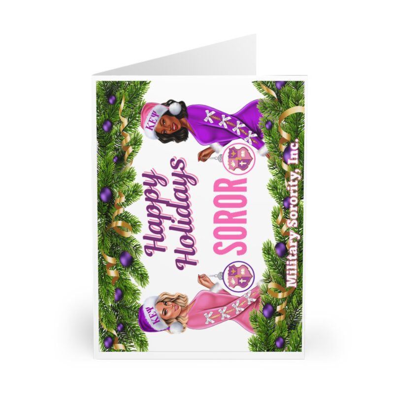 happy holidays greeting cards (5 pack)