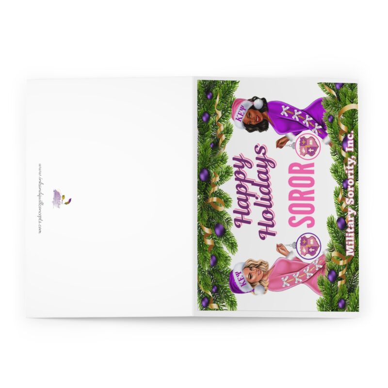 happy holidays greeting cards (5 pack)