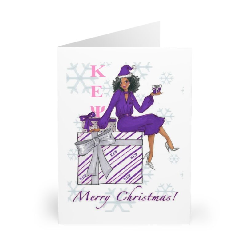 k.e.Ψ. merry christmas greeting cards (5 pack)