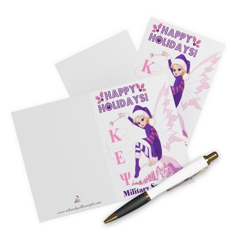 k.e.Ψ. happy holidays greeting cards (5 pack)