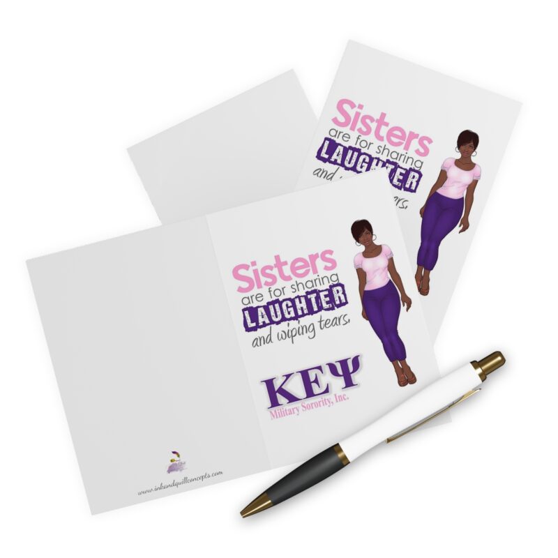 sisters greeting cards (5 pack)