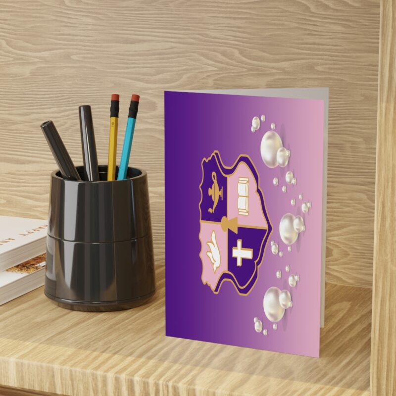 k.e.Ψ. crest greeting cards (1 or 10 pcs)