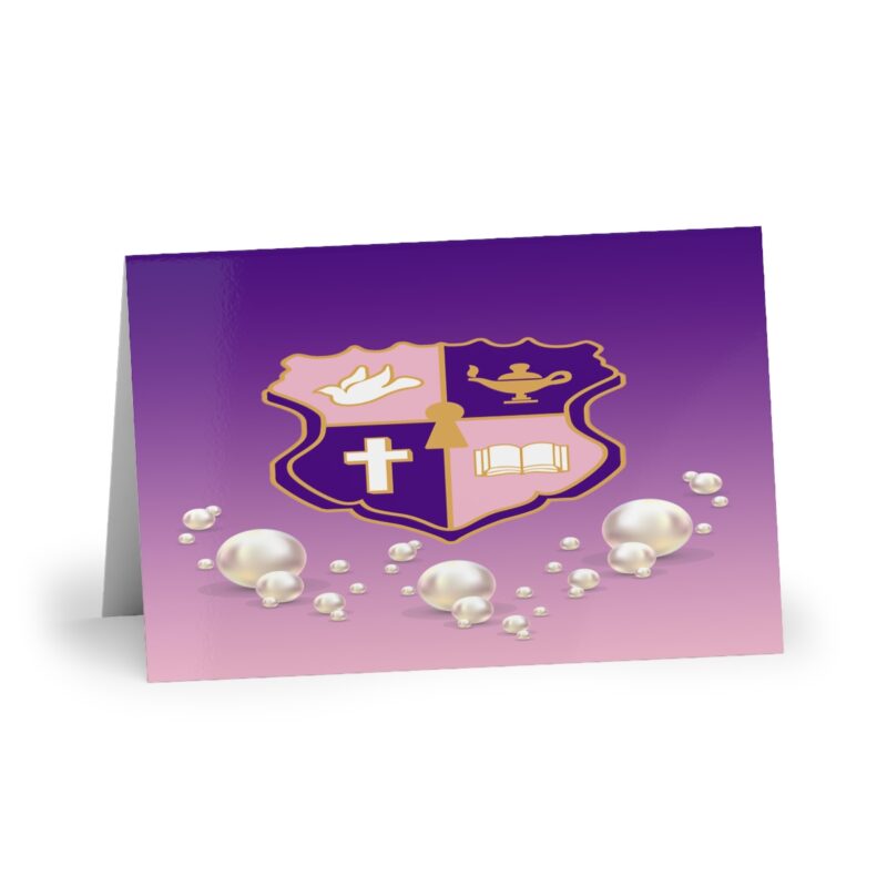 k.e.Ψ. crest greeting cards (1 or 10 pcs)