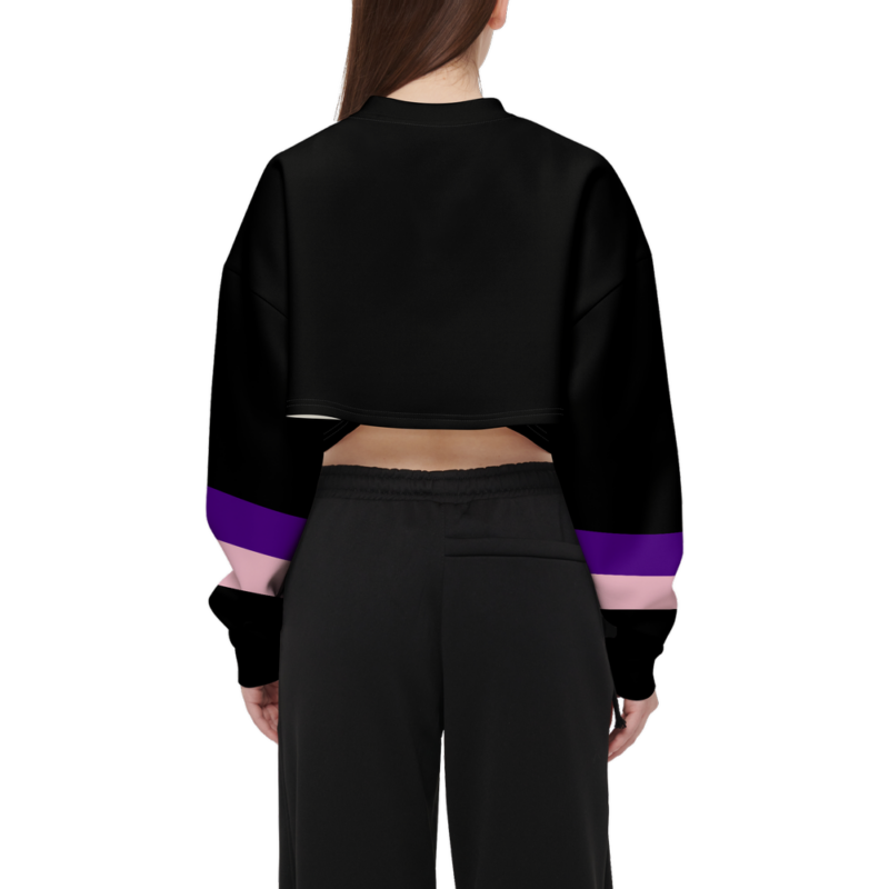 Crop Top,Sweatshirt