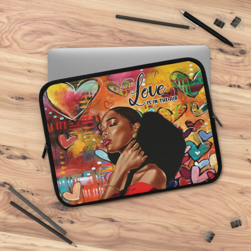 love is in the air laptop sleeve