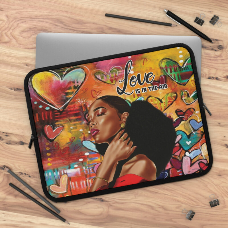 love is in the air laptop sleeve