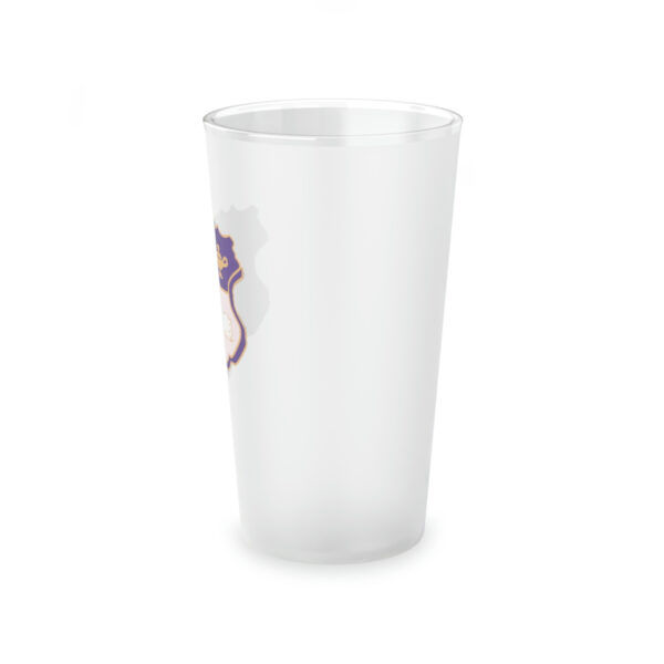 frosted pint glass, 16oz
