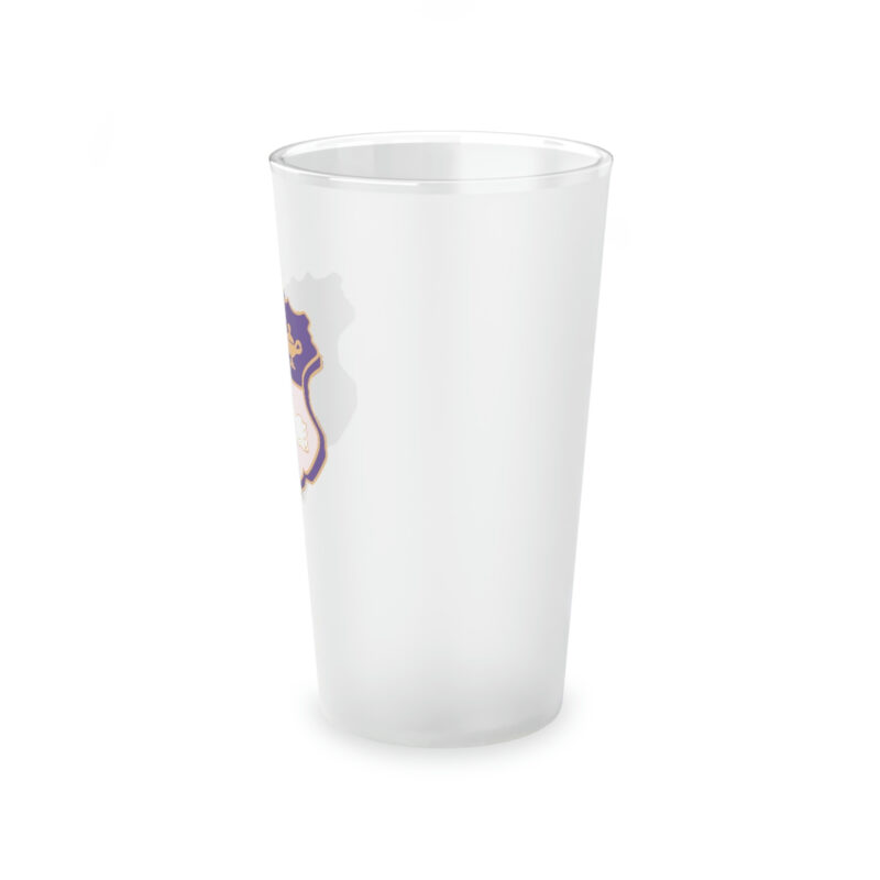 frosted pint glass, 16oz