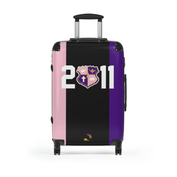 color blocked suitcases