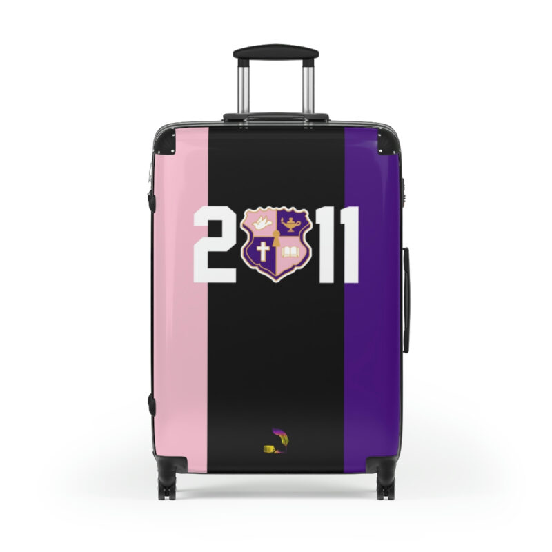 color blocked suitcases