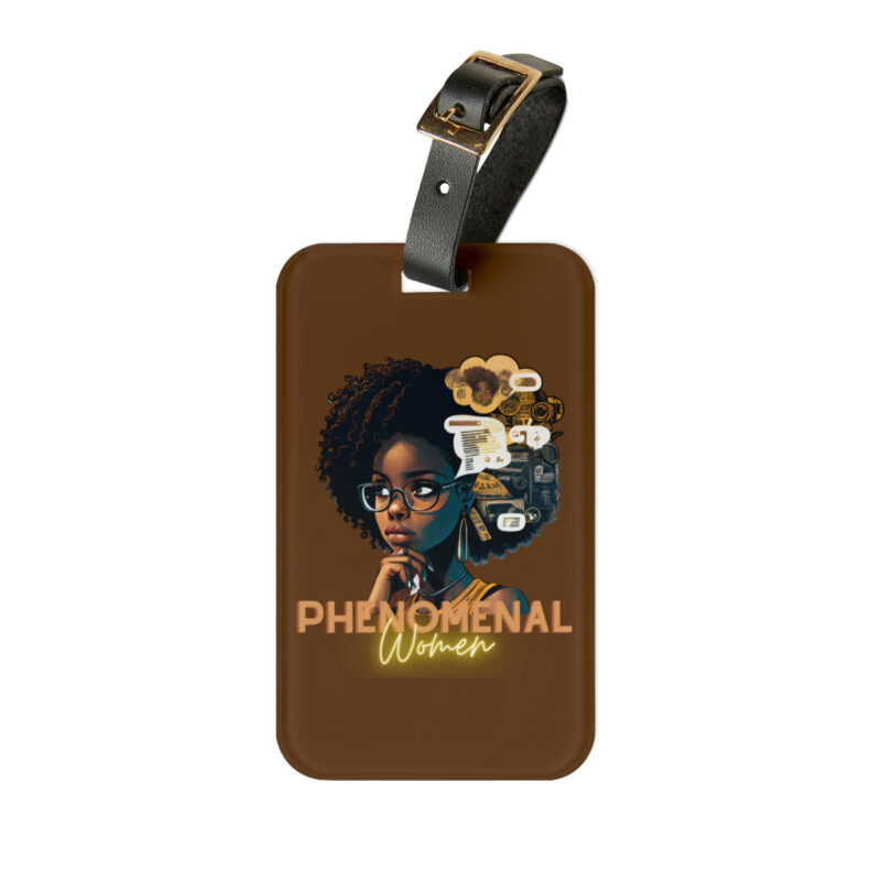 phenomenal woman luggage tag