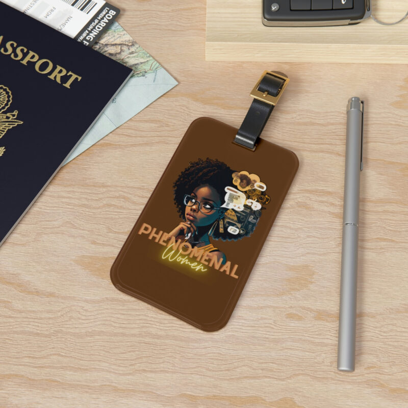 phenomenal woman luggage tag