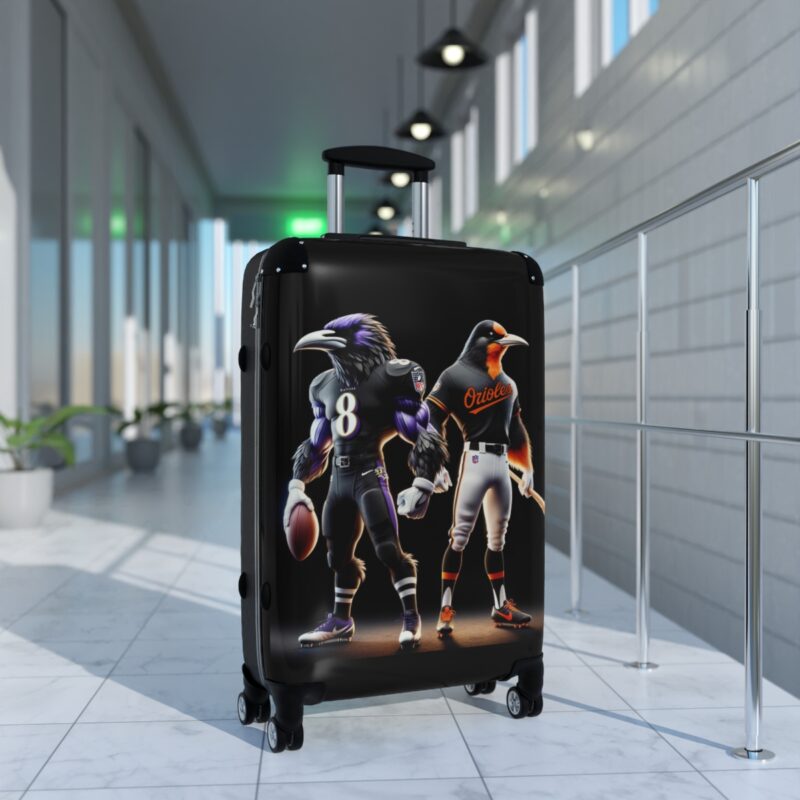 ravens and orioles suitcase