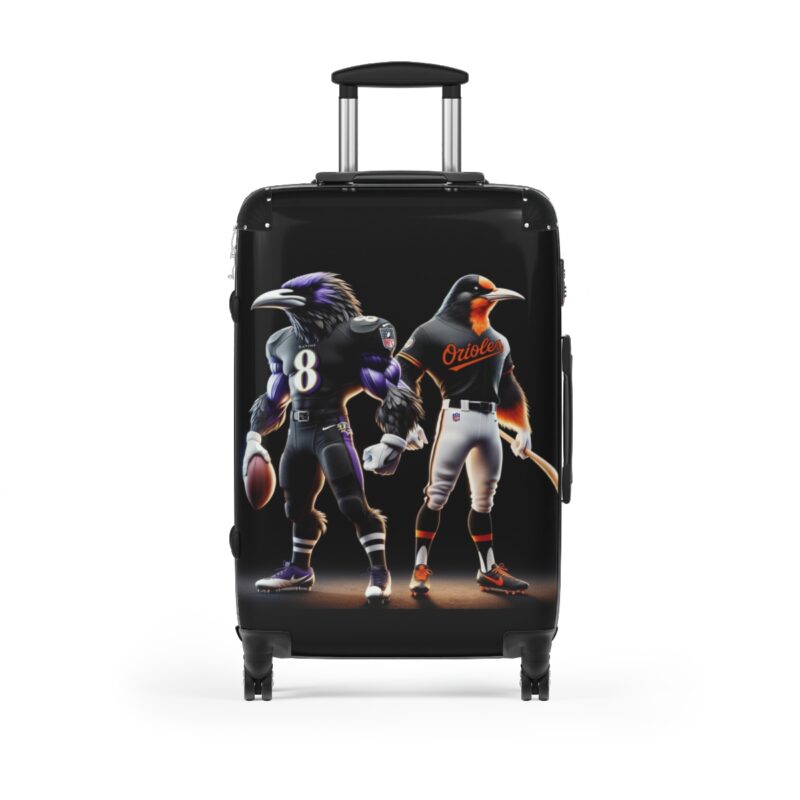 ravens and orioles suitcase