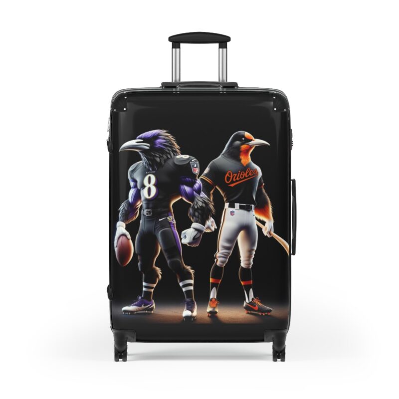 ravens and orioles suitcase