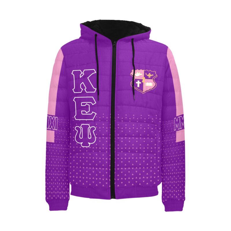 sorority bomber jacket,luxe hooded jacket,personalized sorority jacket,Greek life bomber,custom sorority apparel,sorority pride outerwear,collegiate bomber jacket,sorority crest jacket,stylish Greek gear,sorority statement jacket,Luxe Hooded Bomber Jacket,Sorority Statement Wear