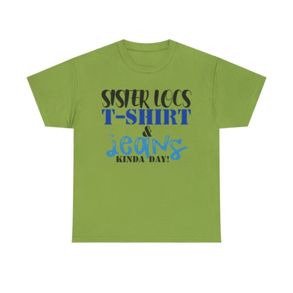 Sister Locs T-Shirt with Casual Style Slogan