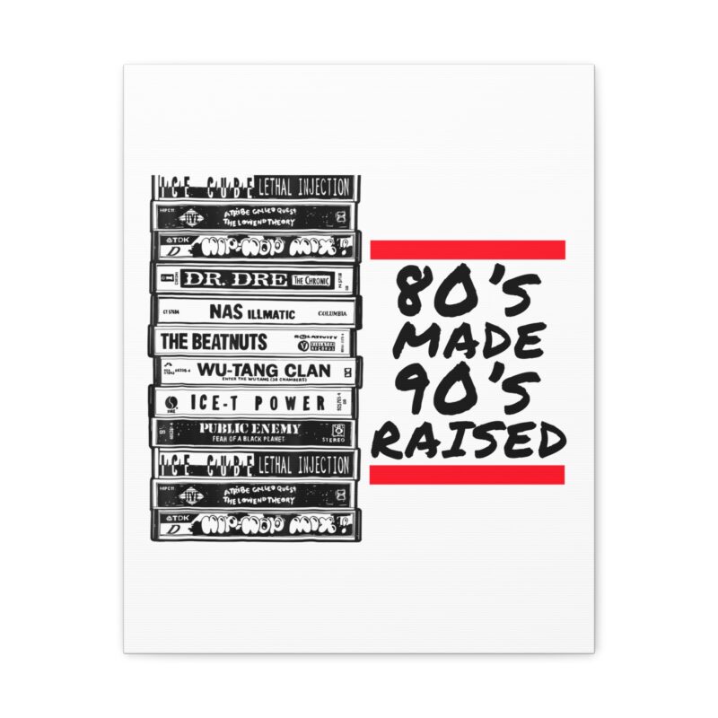 80's Made 90's Raised Canvas Art,Retro Hip-Hop Decor,80s and 90s Music,Iconic Album Covers,Hip-Hop Art,Music Lovers Decor,Wall Art,Ink and Quill Concepts,canvas,canvas art,80s music,80s songs,hip hop,hip hop songs,hip hop music,hip hop history,hip hop artist