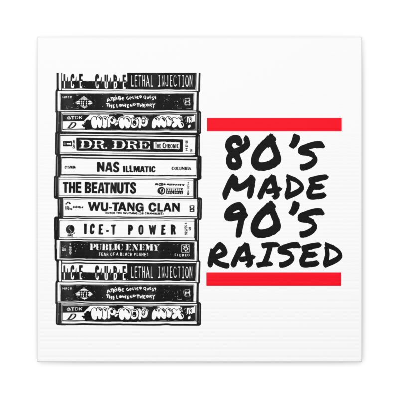 80's Made 90's Raised Canvas Art,Retro Hip-Hop Decor,80s and 90s Music,Iconic Album Covers,Hip-Hop Art,Music Lovers Decor,Wall Art,Ink and Quill Concepts,canvas,canvas art,80s music,80s songs,hip hop,hip hop songs,hip hop music,hip hop history,hip hop artist