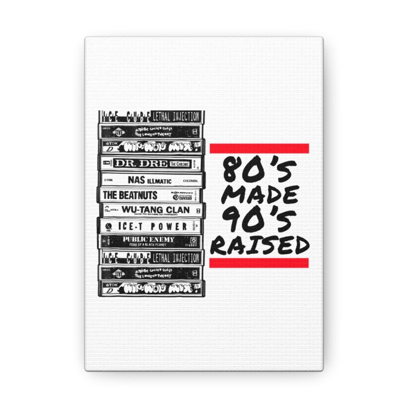 80's Made 90's Raised Canvas Art,Retro Hip-Hop Decor,80s and 90s Music,Iconic Album Covers,Hip-Hop Art,Music Lovers Decor,Wall Art,Ink and Quill Concepts,canvas,canvas art,80s music,80s songs,hip hop,hip hop songs,hip hop music,hip hop history,hip hop artist