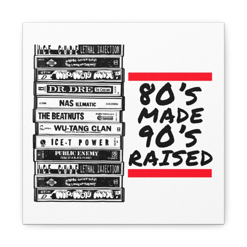 80's Made 90's Raised Canvas Art,Retro Hip-Hop Decor,80s and 90s Music,Iconic Album Covers,Hip-Hop Art,Music Lovers Decor,Wall Art,Ink and Quill Concepts,canvas,canvas art,80s music,80s songs,hip hop,hip hop songs,hip hop music,hip hop history,hip hop artist