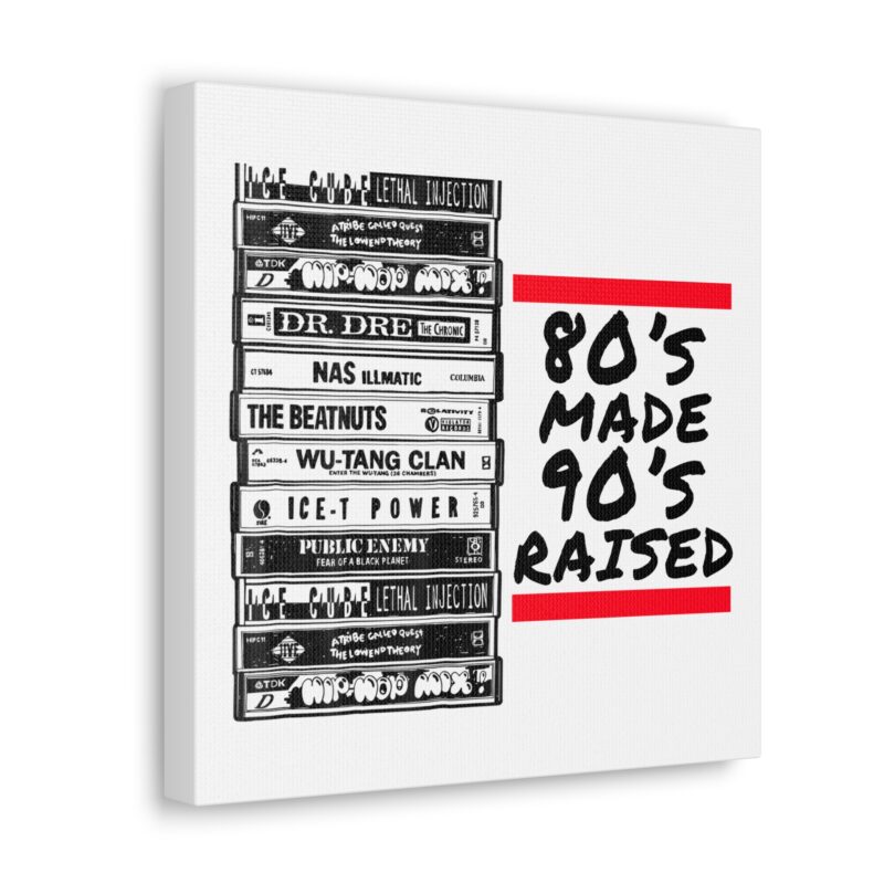 80's Made 90's Raised Canvas Art,Retro Hip-Hop Decor,80s and 90s Music,Iconic Album Covers,Hip-Hop Art,Music Lovers Decor,Wall Art,Ink and Quill Concepts,canvas,canvas art,80s music,80s songs,hip hop,hip hop songs,hip hop music,hip hop history,hip hop artist