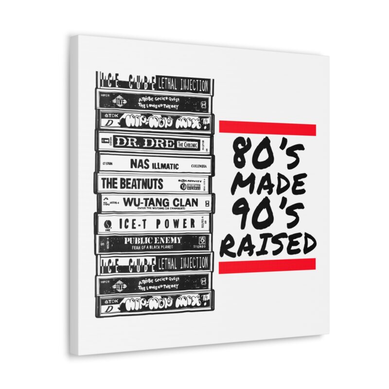 80's Made 90's Raised Canvas Art,Retro Hip-Hop Decor,80s and 90s Music,Iconic Album Covers,Hip-Hop Art,Music Lovers Decor,Wall Art,Ink and Quill Concepts,canvas,canvas art,80s music,80s songs,hip hop,hip hop songs,hip hop music,hip hop history,hip hop artist