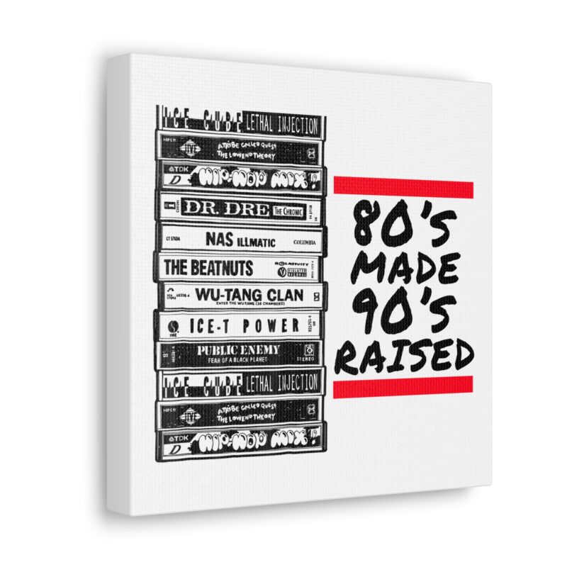 80's Made 90's Raised Canvas Art,Retro Hip-Hop Decor,80s and 90s Music,Iconic Album Covers,Hip-Hop Art,Music Lovers Decor,Wall Art,Ink and Quill Concepts,canvas,canvas art,80s music,80s songs,hip hop,hip hop songs,hip hop music,hip hop history,hip hop artist