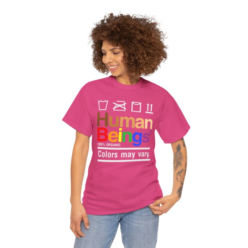 Inclusive Message Tee,Human Beings Diversity T-Shirt,Organic Colors Variation Tee,Unity Graphic Tee,Black Statement Shirt,Equality Fashion,Social Awareness Apparel,Multicolor Typography Top,Casual Equality Tee,Color Variety Human Tee,Diversity T-Shirt,Unity in Diversity,Organic Human Tee,Inclusive Fashion,Colors May Vary,Statement Casualwear,Equality Messaging,Black Graphic Tee,Multicolor Typography,Human Beings Tee