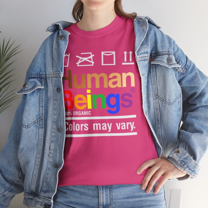 Inclusive Message Tee,Human Beings Diversity T-Shirt,Organic Colors Variation Tee,Unity Graphic Tee,Black Statement Shirt,Equality Fashion,Social Awareness Apparel,Multicolor Typography Top,Casual Equality Tee,Color Variety Human Tee,Diversity T-Shirt,Unity in Diversity,Organic Human Tee,Inclusive Fashion,Colors May Vary,Statement Casualwear,Equality Messaging,Black Graphic Tee,Multicolor Typography,Human Beings Tee