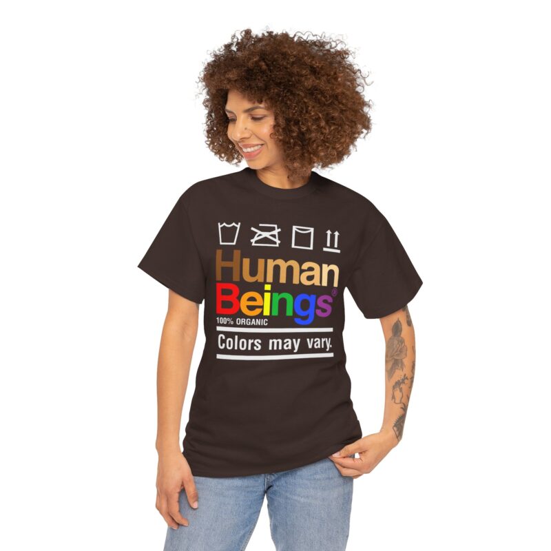 Inclusive Message Tee,Human Beings Diversity T-Shirt,Organic Colors Variation Tee,Unity Graphic Tee,Black Statement Shirt,Equality Fashion,Social Awareness Apparel,Multicolor Typography Top,Casual Equality Tee,Color Variety Human Tee,Diversity T-Shirt,Unity in Diversity,Organic Human Tee,Inclusive Fashion,Colors May Vary,Statement Casualwear,Equality Messaging,Black Graphic Tee,Multicolor Typography,Human Beings Tee