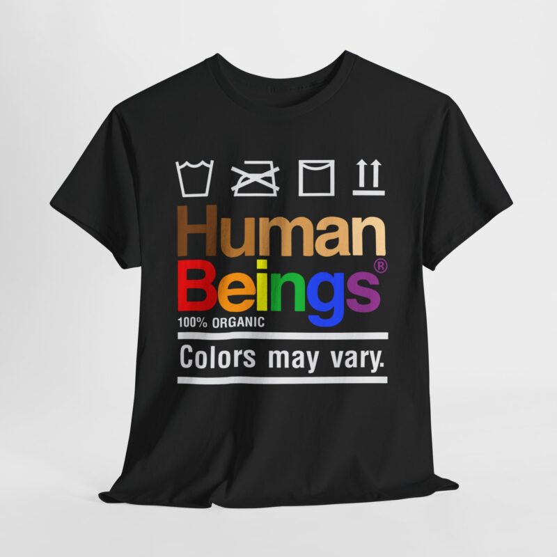 Inclusive Message Tee,Human Beings Diversity T-Shirt,Organic Colors Variation Tee,Unity Graphic Tee,Black Statement Shirt,Equality Fashion,Social Awareness Apparel,Multicolor Typography Top,Casual Equality Tee,Color Variety Human Tee,Diversity T-Shirt,Unity in Diversity,Organic Human Tee,Inclusive Fashion,Colors May Vary,Statement Casualwear,Equality Messaging,Black Graphic Tee,Multicolor Typography,Human Beings Tee