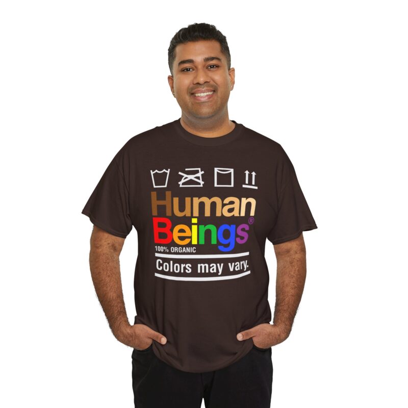 Inclusive Message Tee,Human Beings Diversity T-Shirt,Organic Colors Variation Tee,Unity Graphic Tee,Black Statement Shirt,Equality Fashion,Social Awareness Apparel,Multicolor Typography Top,Casual Equality Tee,Color Variety Human Tee,Diversity T-Shirt,Unity in Diversity,Organic Human Tee,Inclusive Fashion,Colors May Vary,Statement Casualwear,Equality Messaging,Black Graphic Tee,Multicolor Typography,Human Beings Tee