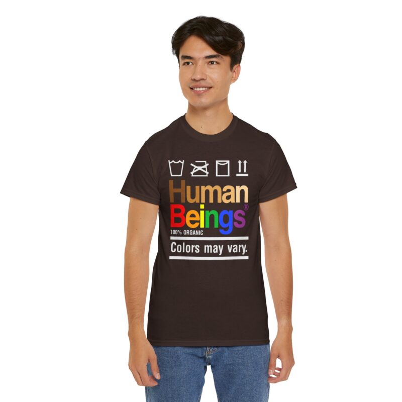 Inclusive Message Tee,Human Beings Diversity T-Shirt,Organic Colors Variation Tee,Unity Graphic Tee,Black Statement Shirt,Equality Fashion,Social Awareness Apparel,Multicolor Typography Top,Casual Equality Tee,Color Variety Human Tee,Diversity T-Shirt,Unity in Diversity,Organic Human Tee,Inclusive Fashion,Colors May Vary,Statement Casualwear,Equality Messaging,Black Graphic Tee,Multicolor Typography,Human Beings Tee