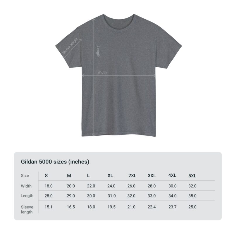 Unisex Heavy Cotton Tee - Image 108