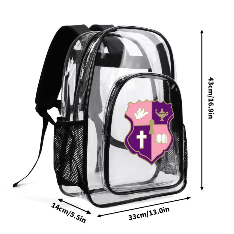 Kappa Epsilon Psi Clear Backpack - Image 3