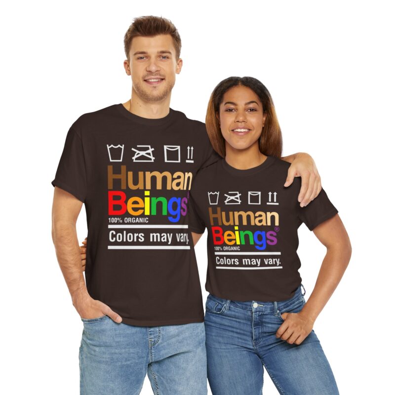 Inclusive Message Tee,Human Beings Diversity T-Shirt,Organic Colors Variation Tee,Unity Graphic Tee,Black Statement Shirt,Equality Fashion,Social Awareness Apparel,Multicolor Typography Top,Casual Equality Tee,Color Variety Human Tee,Diversity T-Shirt,Unity in Diversity,Organic Human Tee,Inclusive Fashion,Colors May Vary,Statement Casualwear,Equality Messaging,Black Graphic Tee,Multicolor Typography,Human Beings Tee